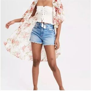 American Eagle Floral Kimono